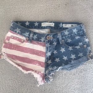 American Flag Pacsun Shorts